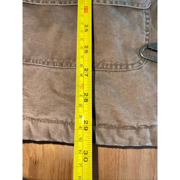 Vintage Spencer Douglas barn chore coat tan canvas with flannel lining size Smal - Picture 6 of 10